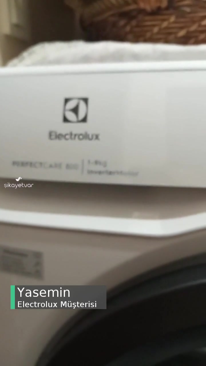 Electrolux Değişim İstiyorum Çamaşırlarımı Hep Parçaladı, Servis İlgilenmedi! videonun kapak resmi