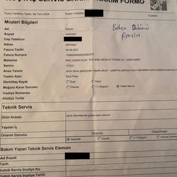 Koçtaş'tan Aldığım Elektrikli Testere Sorunum Çözülmedi