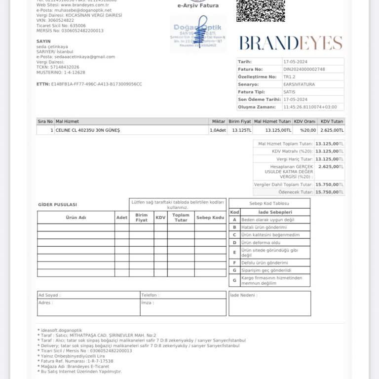 Celine Güneş Gözlüğüm Kısa Sürede Kaplama Attı, Çözüm Bekliyorum