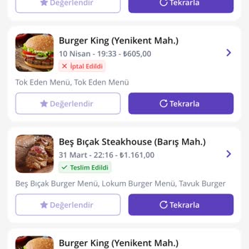 Getir Yemek Üzerinden Verilen Siparişler Sürekli İptal Ediliyor, Destek Hattı Yanıtsız Kaldı