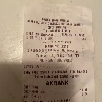 Boyner'den Aldığım Ayakkabının İadesi Yapılmadı, Paramı Geri Alamıyorum