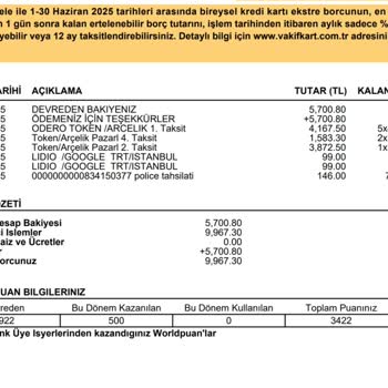 TRT Tabii Üyeliğimde İki Fatura Ödenmesi Sorunu