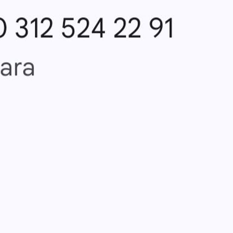 +90 312 524 22 91 Numarasından Şüpheli Ve Rahatsız Edici Aramalar