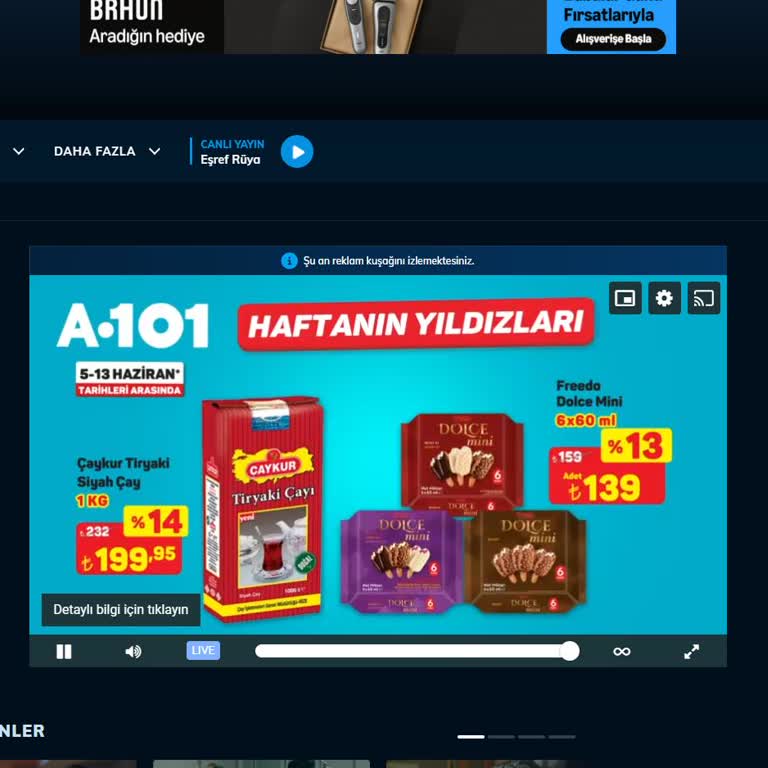 Kanal D Web Sitesinde Sürekli Reklam Gösterimi Nedeniyle Canlı Yayına Erişememe Sorunu