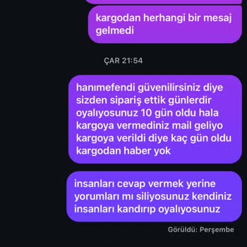 Ne Ürün Var Ne İade: Cevapsız Ve Çözülmeyen Sipariş