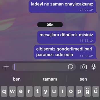 Ne Ürün Var Ne İade: Cevapsız Ve Çözülmeyen Sipariş