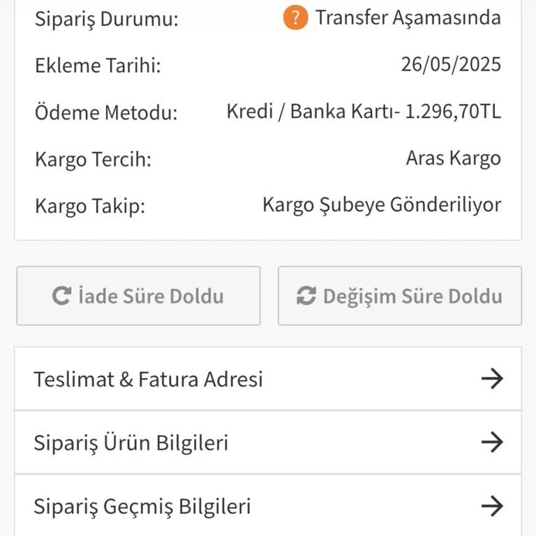 Siparişimin Teslim Edilmemesi Ve Müşteri Hizmetlerine Ulaşılamaması
