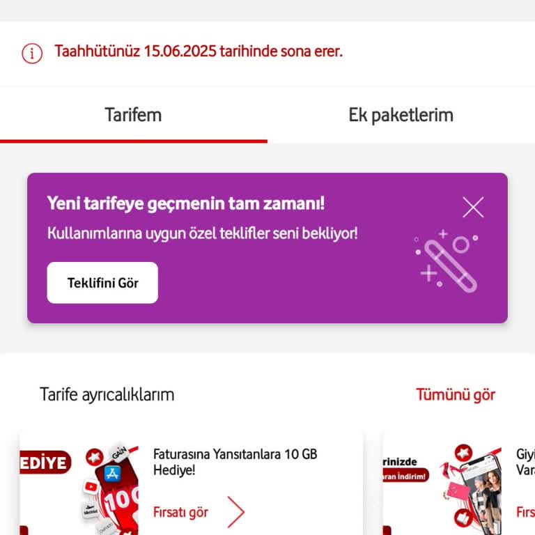 Vodafone Müşteri İhtiyaçlarına Uygun Olmayan Tarifeler Ve İlgisiz Temsilci Yaklaşımı