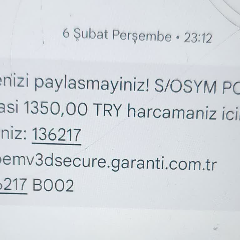 YKS Başvurum Sisteme Yansımadı Başvurum Ve Ödemem Görünmüyor