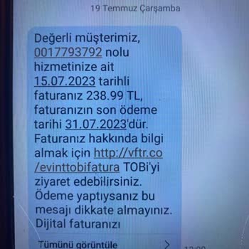 Vodafone Cayma Sonrası Haksız Fatura Ve Müşteri Hizmetlerine Ulaşamama Sorunu