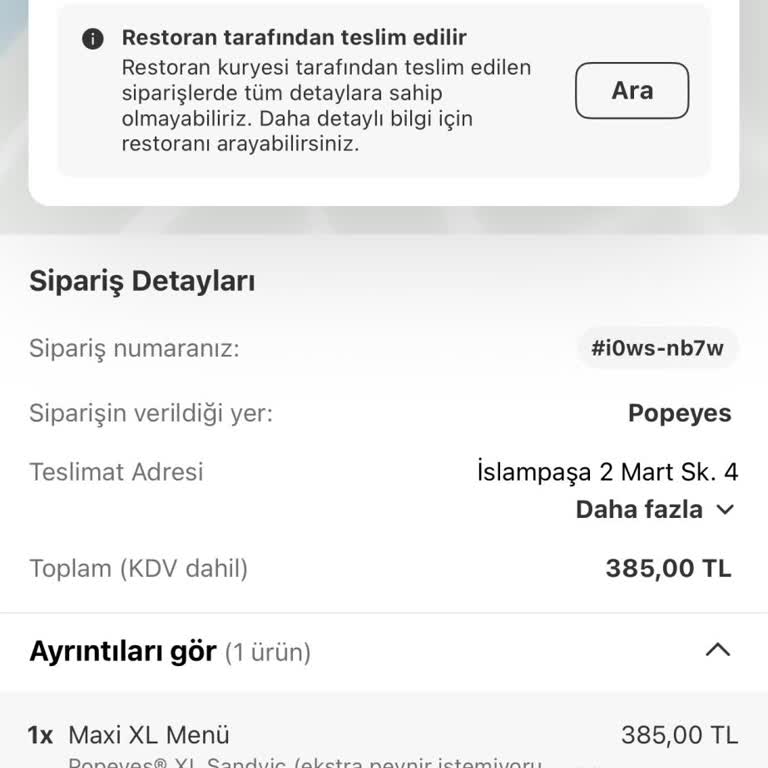 Eksik Gelen Sipariş Ve Takip Sorunu