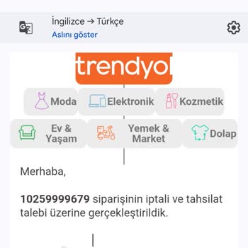 Trendyol İade Sürecinde Paramı Geri Alamıyorum