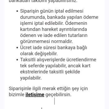 Trendyol İade Sürecinde Paramı Geri Alamıyorum