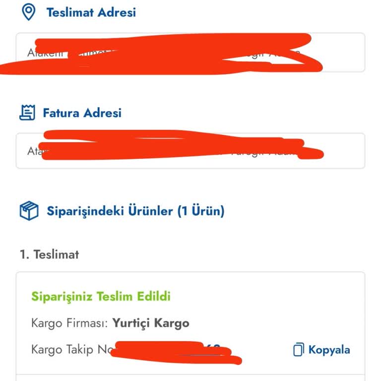 Siparişim Eksik Ve Kullanılmış Gibi Geldi, Müşteri Hizmetleri Dönüş Yapmıyor