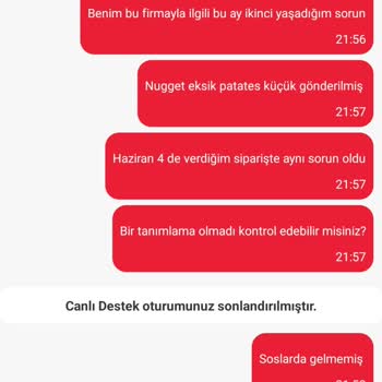Popeyes Siparişlerinde Sürekli Eksik Ve Sorunlu Ürün Teslimatı