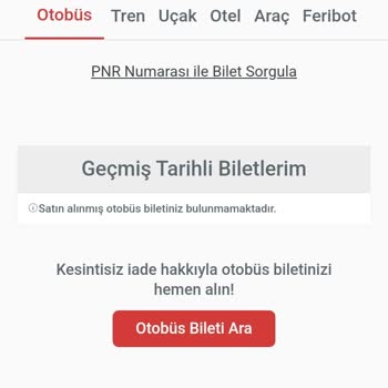 Obilet'ten Aldığım Biletin PNR Bilgisi Gelmedi, Para İademi Alamıyorum