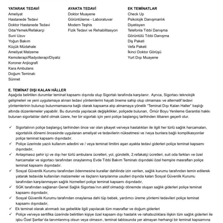 Sünnet Teminatı Olmasına Rağmen Anlaşmalı Hastane Kısıtlaması Mağduriyeti