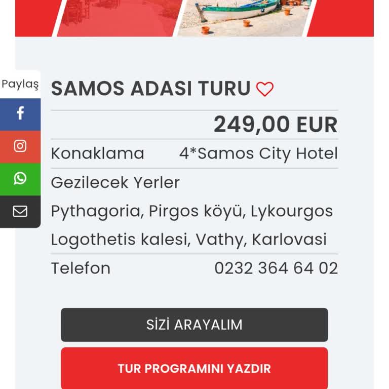 Kuşadası-Samos Turunda Yaşanan Organizasyon Eksiklikleri Ve Gecikmeler