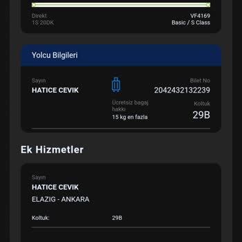 Uçakta Koltukta Sakız Nedeniyle Mağdur Edildim