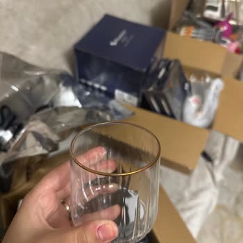 Gold Rimli Bardakların Rengi Çeyizde Kullanmadan Değişti