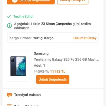 Sipariş Edilen Özelliklerde Olmayan Telefon Mağduriyeti