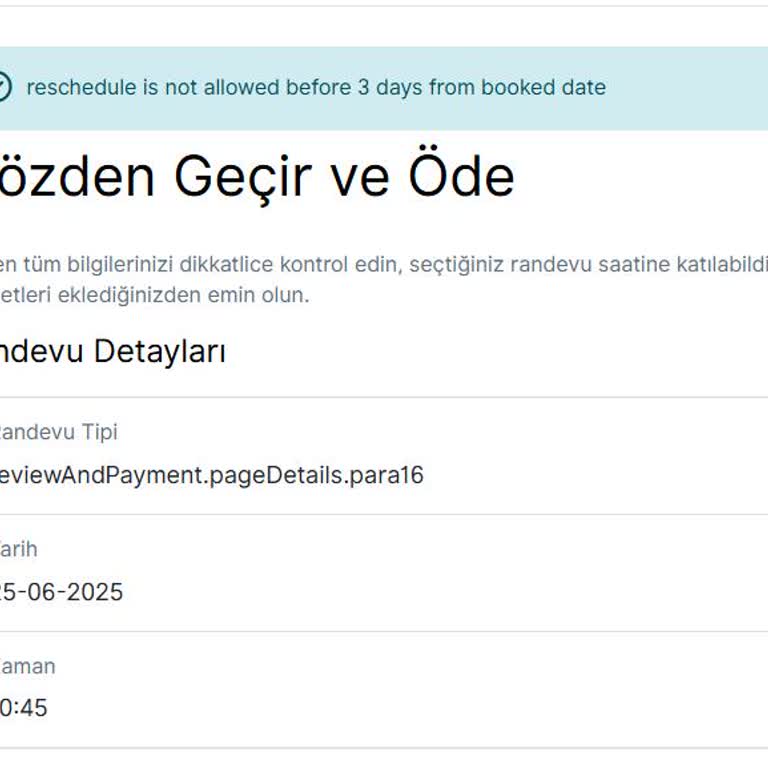 VFS Global'da Randevu Erteleme Sorunu Ve İletişim Formu Çalışmıyor
