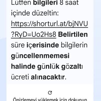 Kişisel Verilerimin İzinsiz Kullanımı Ve Sahte Mesajlarla Mağduriyet Riski Hakkında Şikayet