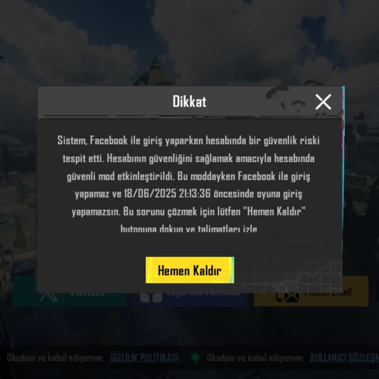 Hesabımın Giriş Sorunu İçin Acil Yardım Talebi