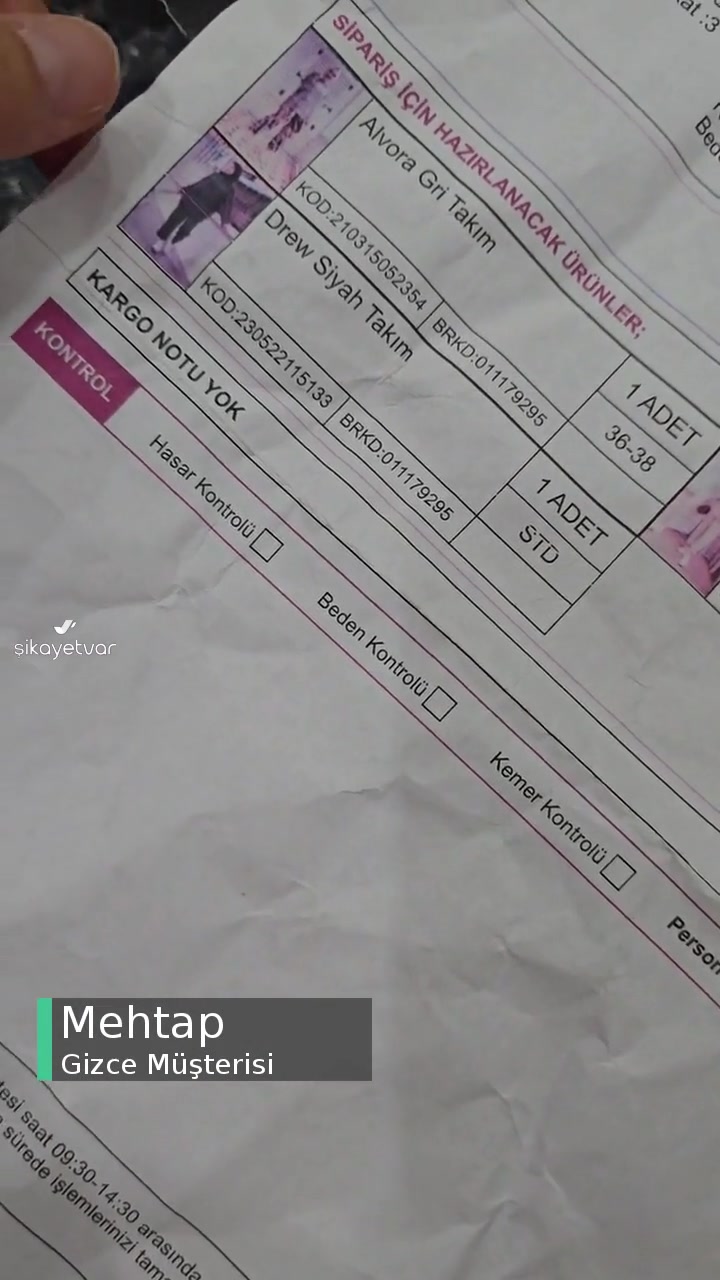 Gizce Siparişimi İade Edip Paramı Almak İstiyorum! videonun kapak resmi