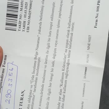 Üç Günlük Ayakkabıda Açılma Ve Garanti Sorunu