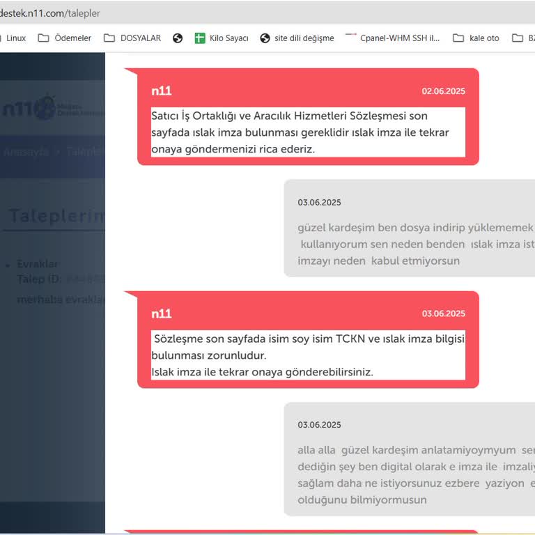 N11'de Satıcı Destek Ve Sözleşme Süreci Hayal Kırıklığı