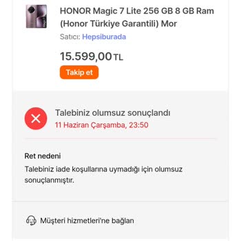 Hediye Kulaklık Gönderilmedi, Şikayetim Reddedildi