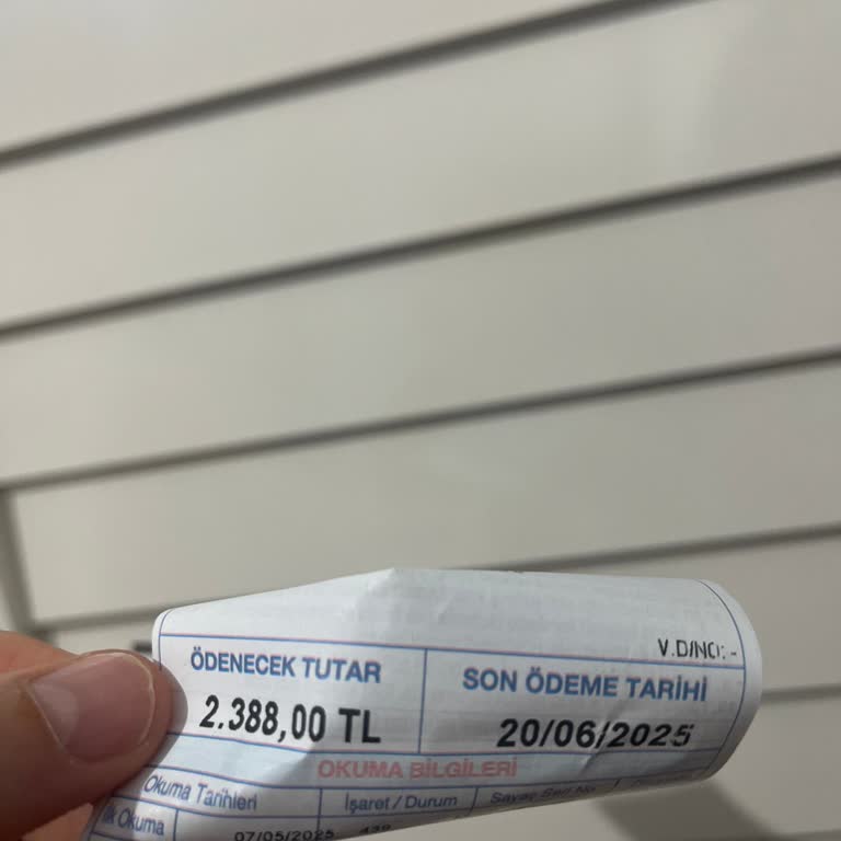 İstanbul Büyükşehir Belediyesi Su Faturasında Anormal Artış Ve Okuma Hatası Şüphesi