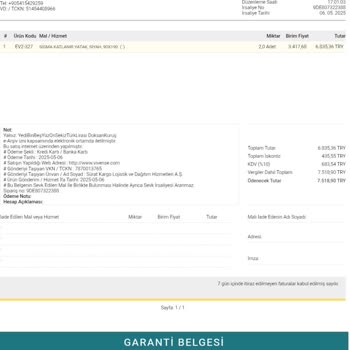 Vivense Teslim Edilmeyen Ürün Ve İade Belirsizliği Mağduriyeti