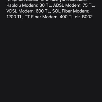 Kullanmadığım Modem Ve Sinema Paketi İçin Haksız Ücretlendirme