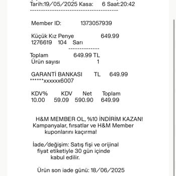 HM Mağazasından Aldığım Tshirt İkinci Yıkamada Bozuldu