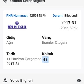 Bileti Aldığım Koltuğum Yolculuk Sırasında Habersizce Değiştirildi!