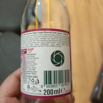 Freşa Meyveli Maden Suyunda Mavi Parçacıklar Gördüm Endişelendim