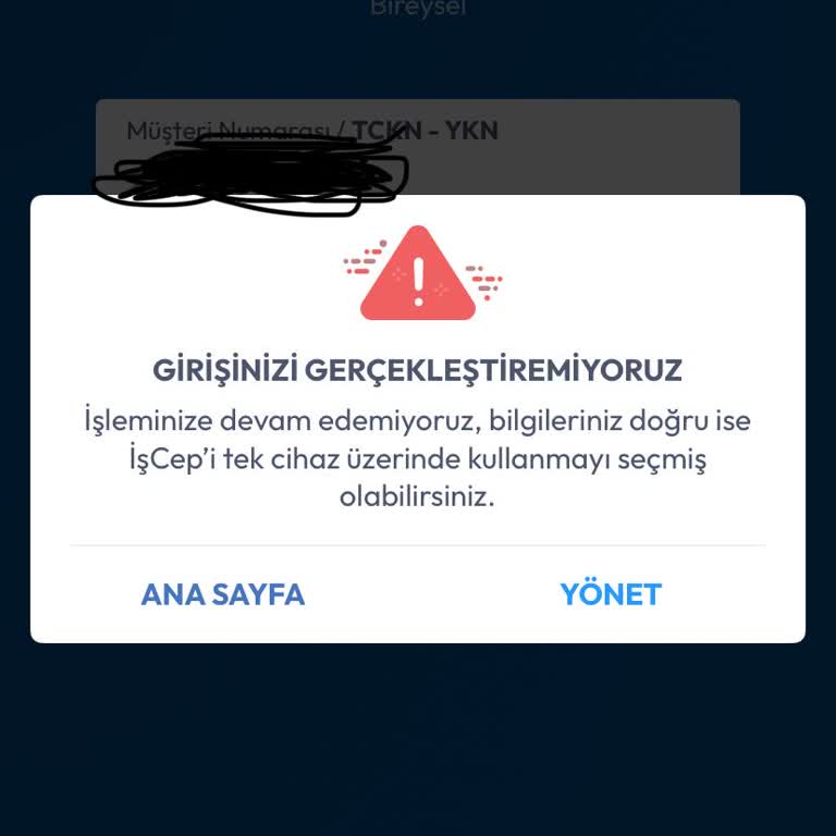 İşCep Uygulamasında Telefon Değişikliği Sonrası Giriş Sorunu Ve Çözüm Eksikliği