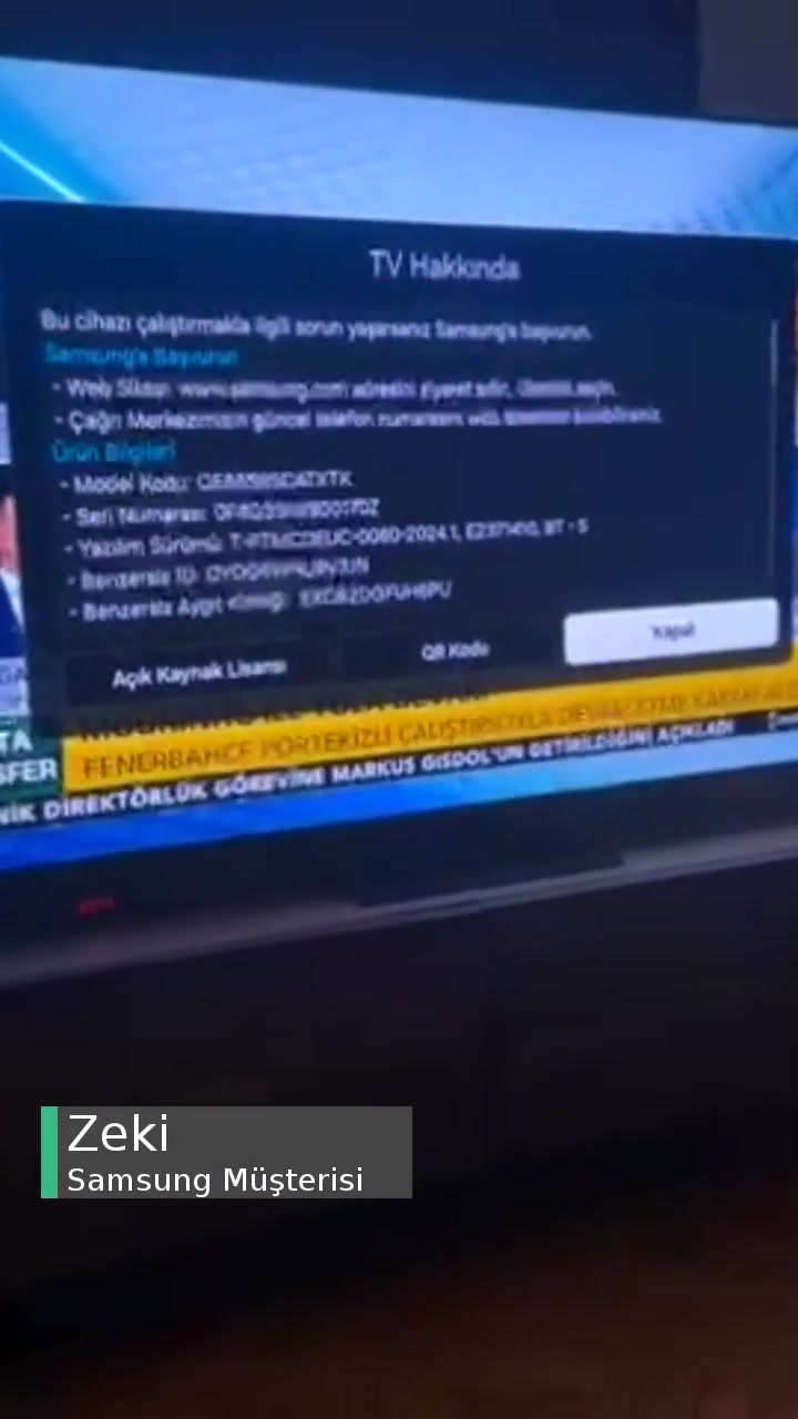 Samsung Oled Televizyon Ses Arızası videonun kapak resmi