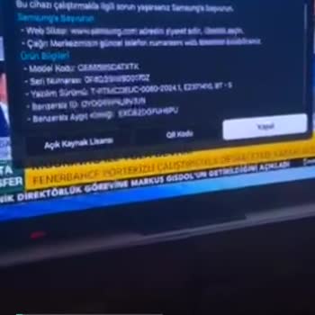 Samsung Oled Televizyon Ses Arızası