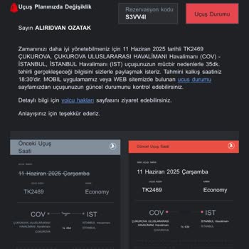 THY’de Sürekli Rötar Ve İptal Nedeniyle Yaşanan Büyük Mağduriyet