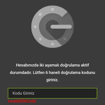 Hesabıma 2 Aşamalı Doğrulama Nedeniyle Erişemiyorum, Destek Yetersiz