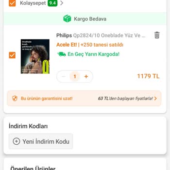 Trendyol'da İndirim Kuponu Sorunu Ve Yetersiz Müşteri Hizmeti
