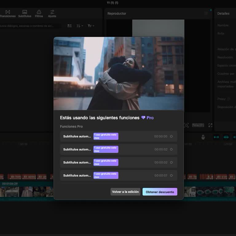 Problemas para exportar proyecto de CapCut en iMac