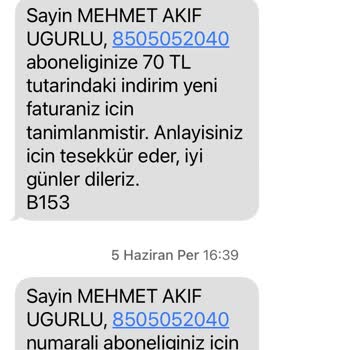 Fatura Tutarı Ve İade Sorunlarıyla Yaşadığım Mağduriyet