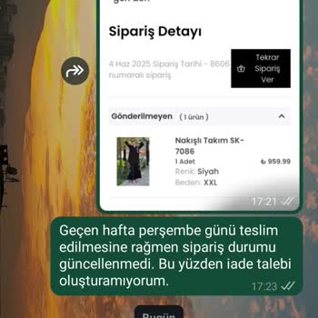 İade Talebi Engellenen Ürün Ve Ulaşılamayan Müşteri Hizmeti