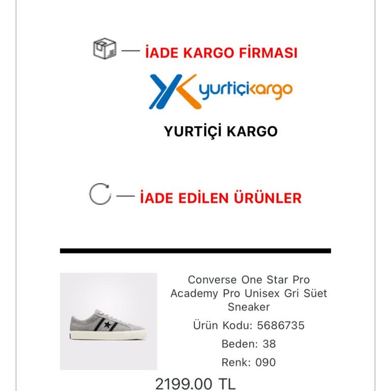 Yanlış Gönderilen Ayakkabı Ve İade Sürecinde İlgisiz Müşteri Hizmetleri