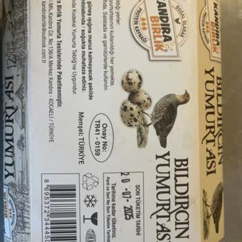 Hakmar Market'ten Alınan Bıldırcın Yumurtası Çürük Çıktı