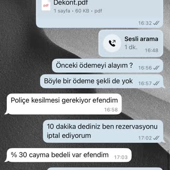 Rezervasyon Sonrası Ödemeler Ve İletişimde Yaşanan Sorunlar